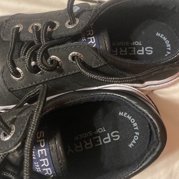 Black boys child kids size 1 Sperry dress or school shoes. Like new. - Picture 4 of 6